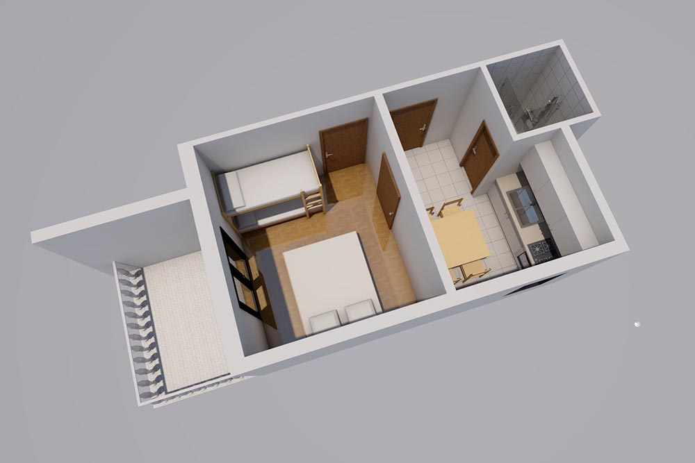 Apartment S2-B floorplan
